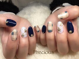 winter☆チェックネイル
