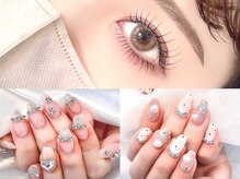 【実力派アイリストネイリストによる施術】まつ毛パーマ/パリジェンヌ/眉毛アイブロウ/パラジェル/マツエク