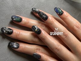 クロム風宇宙ネイル☆