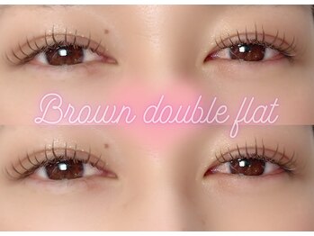 リトル(Little)/ブラウン×ダブルフラット200本