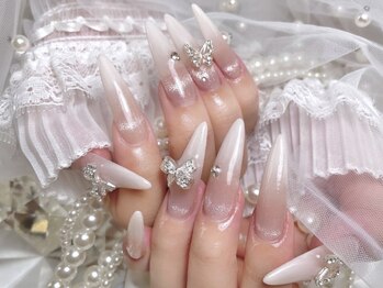 ミニョン 新宿(Mignon)の写真/【爪が短い方・深爪の方にも◎】綺麗なチップフォルムが当店自慢！洗練されたフォルムで指先を彩ります★