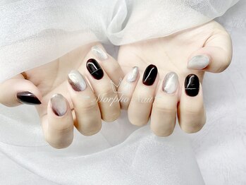 モルフォネイル(Morpho nail)/大理石ネイル【ニュアンス】