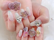 リンネイル 新大久保店(Rin Nail)/＃kitty ＃可愛いネイル