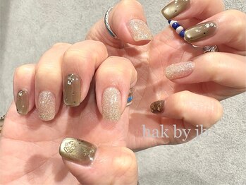 ハク ネイル バイジェービー 稲毛(hak nail byjb)/大人ハロウィンネイル