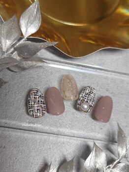 ネイルサロン アージュ(Nail Salon A jyu)/ツイードネイル