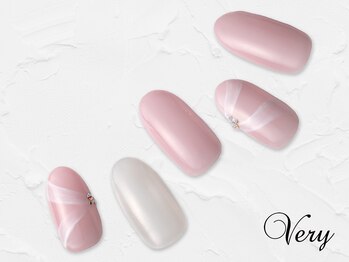 ヴェリー アトレ品川店(Very)/甘めなリボンネイル