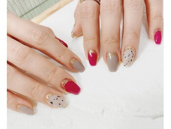 08ネイル(08 nail&school)/マイカ、ぷくぷくミラー☆