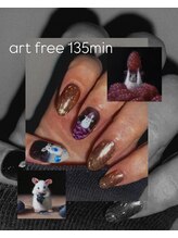 プレジールサロン 植田店(Plaisir salon)/手描きアート