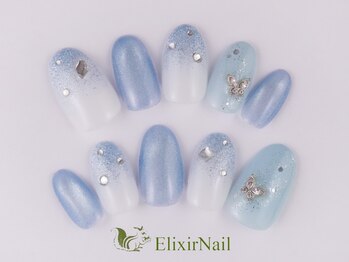 エリクサーネイル 心斎橋(Elixir Nail)/定額aシンプル/クーポン使用