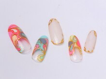 ネイリックス 栄ガスビル(NAILX)/パステルプッチ柄☆