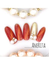 ネイルサロン アンリタ(nail salon AneRita)/キャッツアイ☆ミラーネイル
