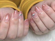 ルカドゥー(Le Cadeau)/maogelグラデ＋ストーンアート