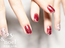 ノエル(Noel)/ボルドーフラッシュネイル