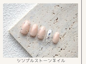 プレンティー 北千住西口店(plenty)/シンプルストーンネイル