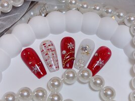 クリスマスデザイン/冬ネイル