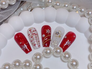 クリスマスデザイン/冬ネイル