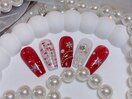 クリスマスデザイン/冬ネイル