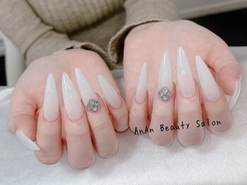 アンアンビューティーサロン(AnAn Beauty Salon)/【チップ】長さ出しワンカラー