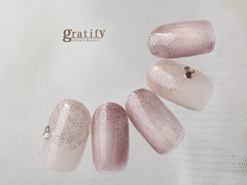 大人シンプル♪マグネットネイル