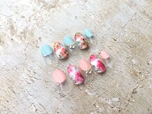 ネイルサロン ブリオン(Nail Salon Bullion)/ペイントタッチフラワーネイル