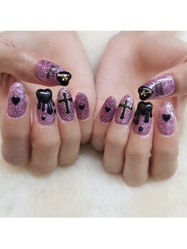 ネイルアート エクリ(Nail Art:Ecrit)/バレンタインネイル