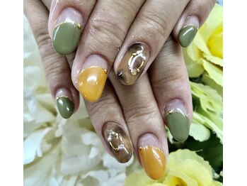 ディーネイル 京橋(D-nail)/【田中】秋ネイル