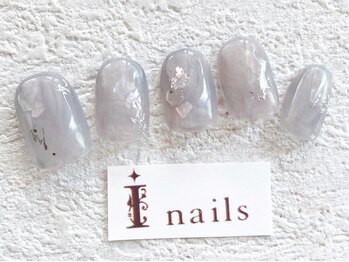 アイネイルズ 梅田店(I nails)/シェルニュアンスホイル¥8200