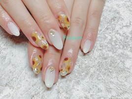ひまわりネイル