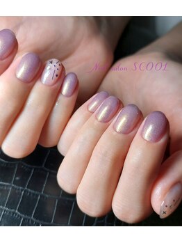 スクール(SCOOL)/2023 10月 紫ピンクマグネット