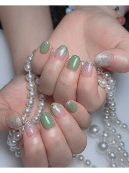 サムズアップネイル(thumbs up nail)/お客様ネイル