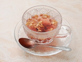 いちごいちえ/施術後のフルーツティー