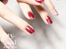 ノエル(Noel)/ボルドーフラッシュネイル