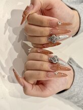 ミミネイル 野芥店(Mimi Nail)/春グラデーションロングネイル