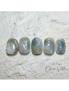 ネイルサロンクリアヴィラ(nail salon clear villa)/nuance art¥13200