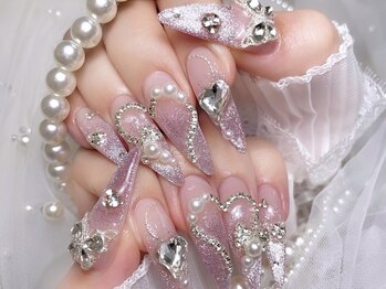 ミニョン 新宿(Mignon)の写真/【パーツ種類豊富×個数制限なし】あなたの「好き」をぎゅっと詰め込んだ理想の指先を当店が叶えます☆