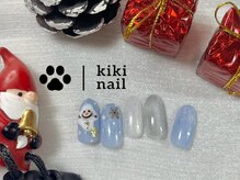 キキネイル 溝の口(kikinail)/クリスマスネイル／雪だるま