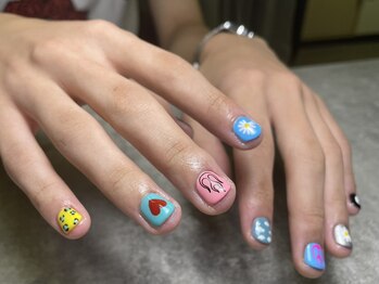 オムネイル 渋谷(HOMME NAIL)/持ち込みデザイン ¥9.000