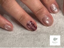 ネイリット 銀座(Nailit)/リボン チェックネイル