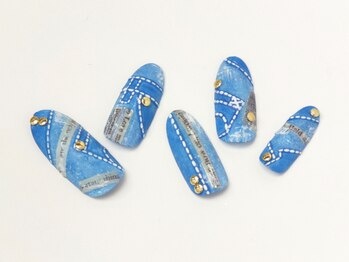 ネイリックス 栄ガスビル(NAILX)/話題のデニムネイル☆