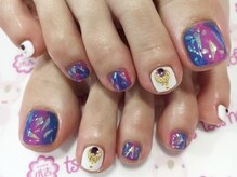 ネイルサロン 爪吉/ランダムな輝きが素敵♪