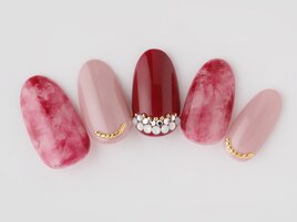 赤べっ甲ネイル￥14267