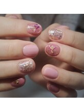 ネイルアート エクリ(Nail Art:Ecrit)/【押し花ネイル】
