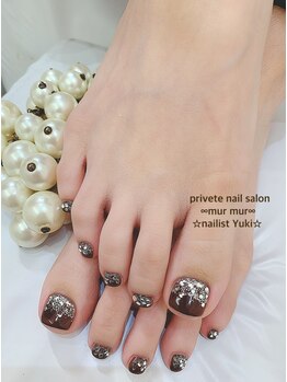 プライベート ネイルサロン マーマ(murmur)/キラキラフットデザイン