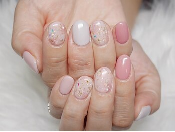 ドライフラワーネイル