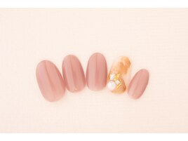 くすみピンクネイル