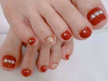 モカネイル(moca nail)の写真/最先端トレンドネイル多数ご用意☆ワンカラー5000円～/フットネイル・ハンドネイルは同じ料金で施術可能♪