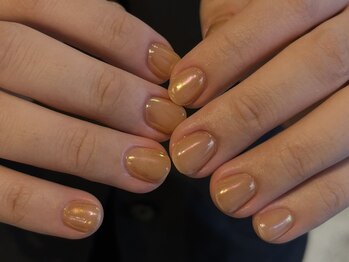 ラクエ(Laque)/オーロラネイル オレンジカラー