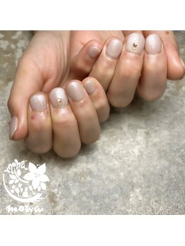 サロンモワ(salon mowa)/☆パールベージュネイル☆