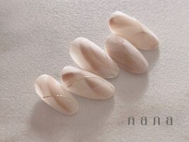 ふんわり 秋冬ニュアンス ネイル