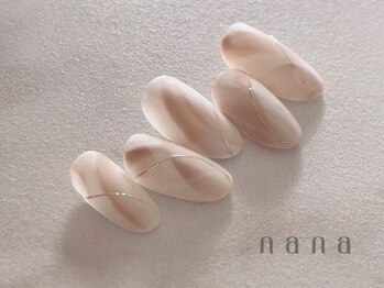 ナナ 白金高輪(nana)/ふんわり 秋冬ニュアンス ネイル